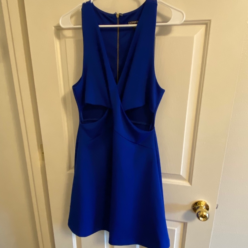 Express peekaboo mini dress